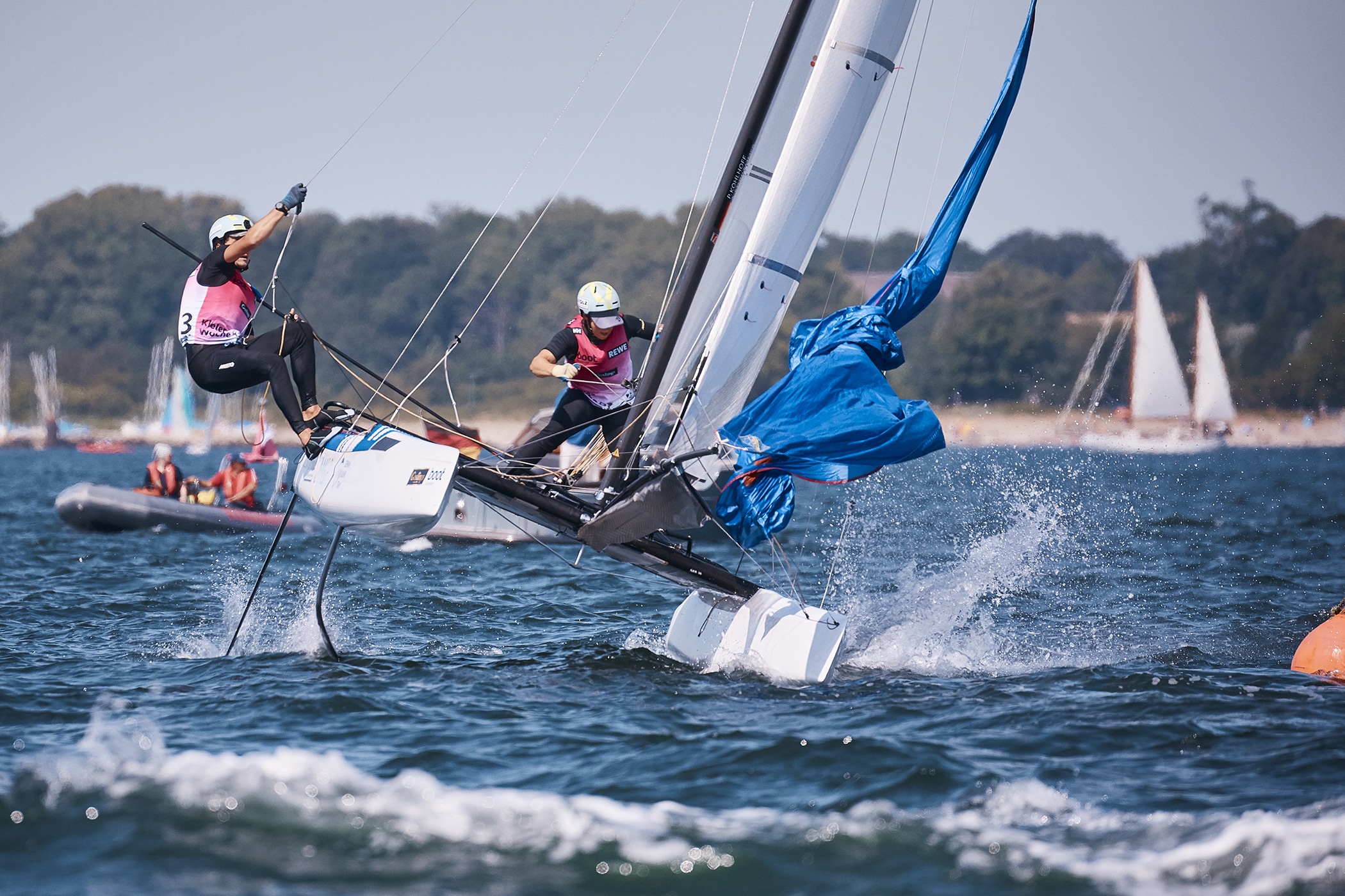 Alica Stuhlemmer und Paul Kohlhoff dominierten die Kieler Woche bis zum Medal Race. Foto: DSV/Felix Diemer 