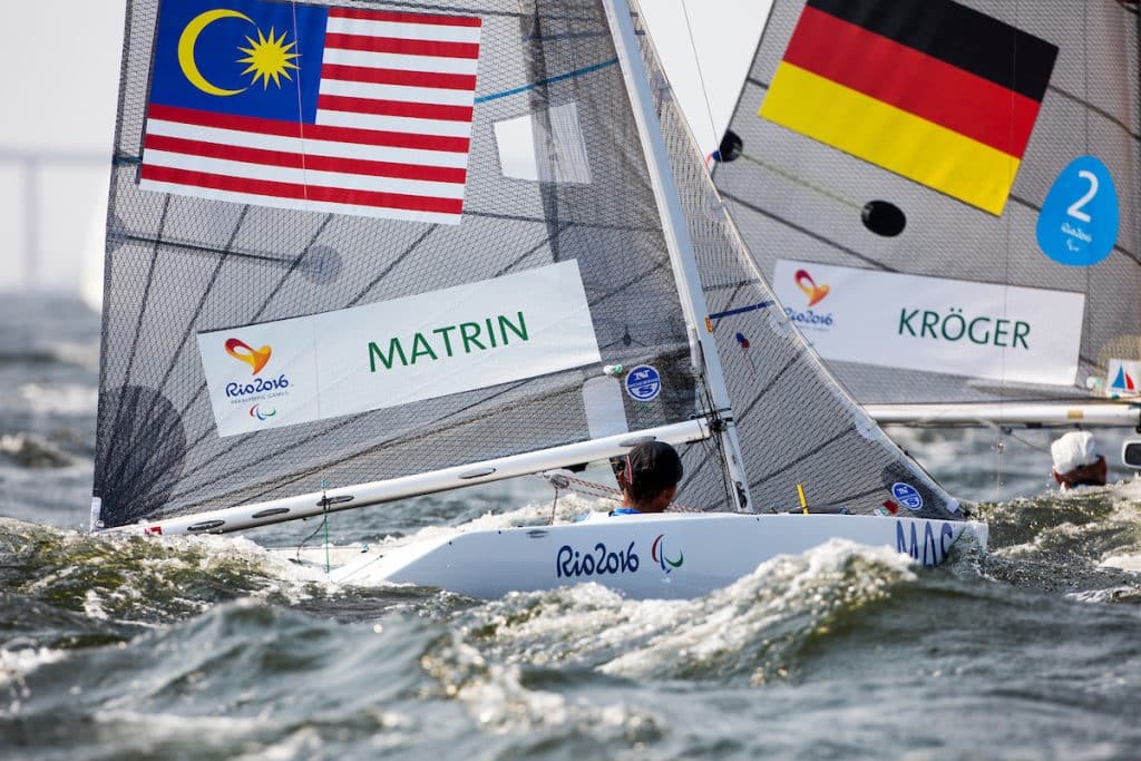 In Rio 2016 waren letztmals Para-Seglerinnen und -Segler am Start. Das soll sich mit der Kampagne #SailtoLA für 2028 wieder ändern. Foto: Richard Langdon/World Sailing