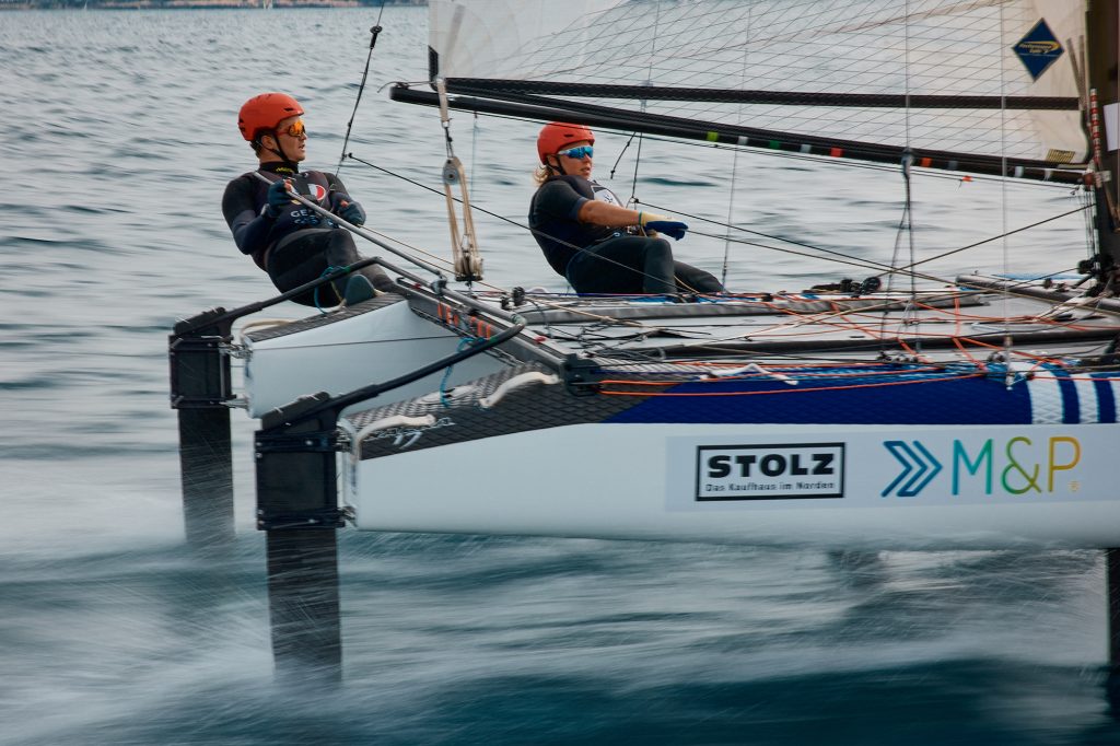 Paul Kohlhoff und Alica Stuhlemmer: Mit Platz 7 nicht unzufrieden. Foto: Felix Diemer 