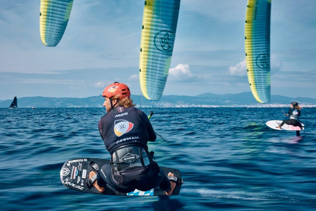 Flo Gruber und Leonie Meyer vor Mallorca. Foto: Felix Diemer 