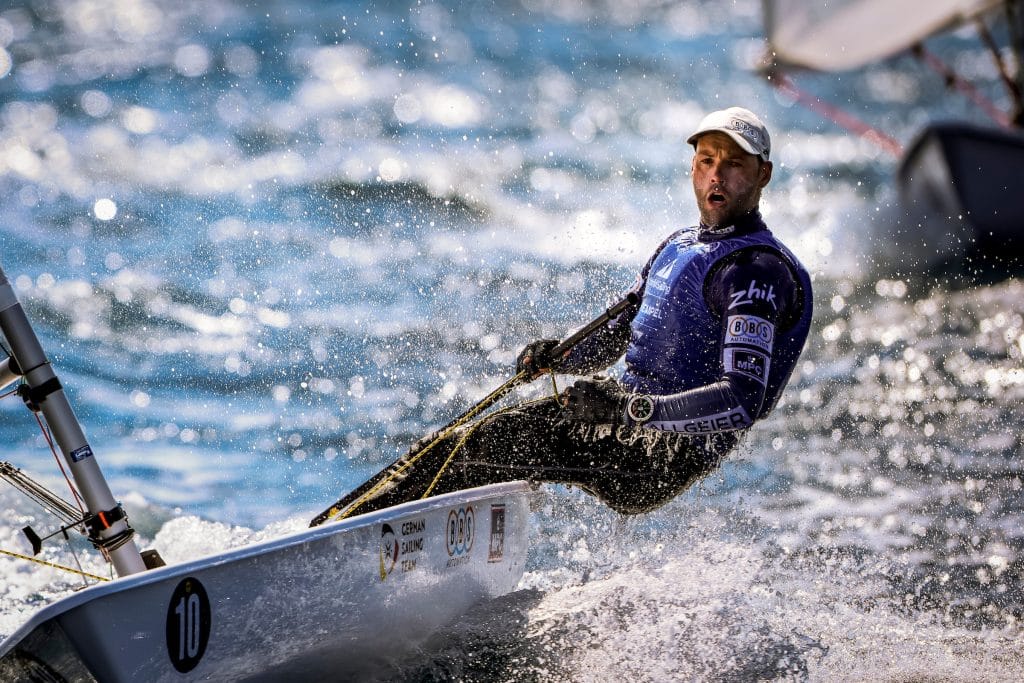 Philipp Buhl kam vor Mallorca als bester Deutscher auf den dritten Rang im ILCA 7. Foto: Sailing Energy 