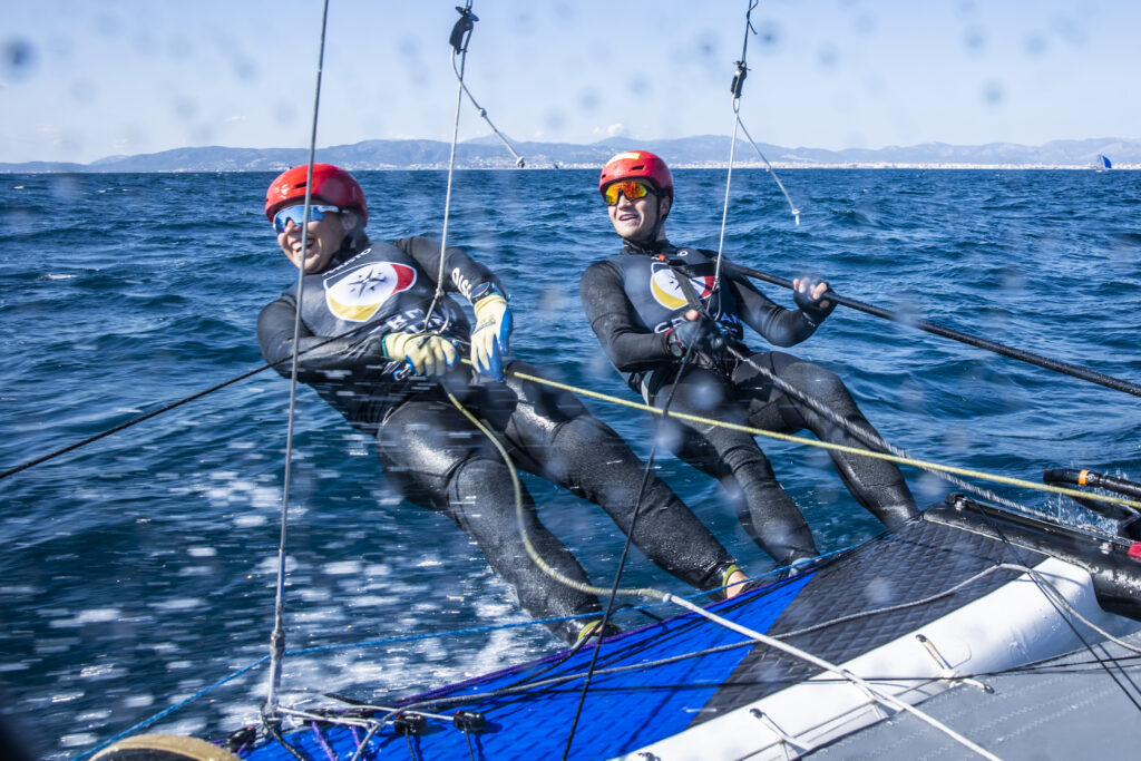 Paul Kohlhoff und Alica Stuhlemmer. Foto: DSV/Sailing Energy