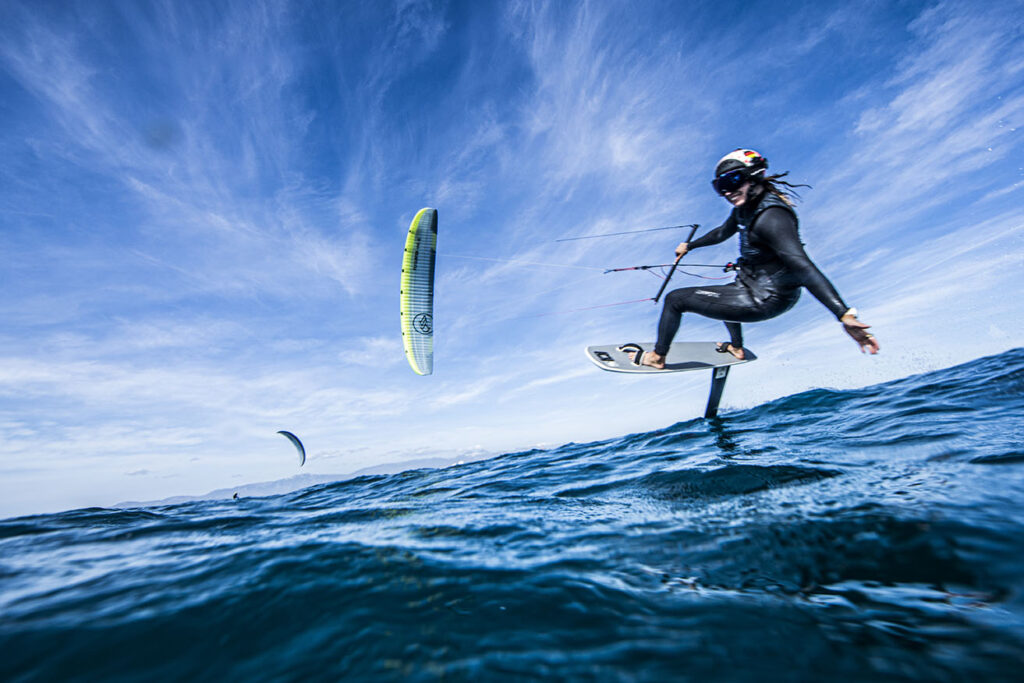 Kiterin Leonie Meyer wurde 2022 in Hyères Siebte. Foto: DSV/Sailing Energy