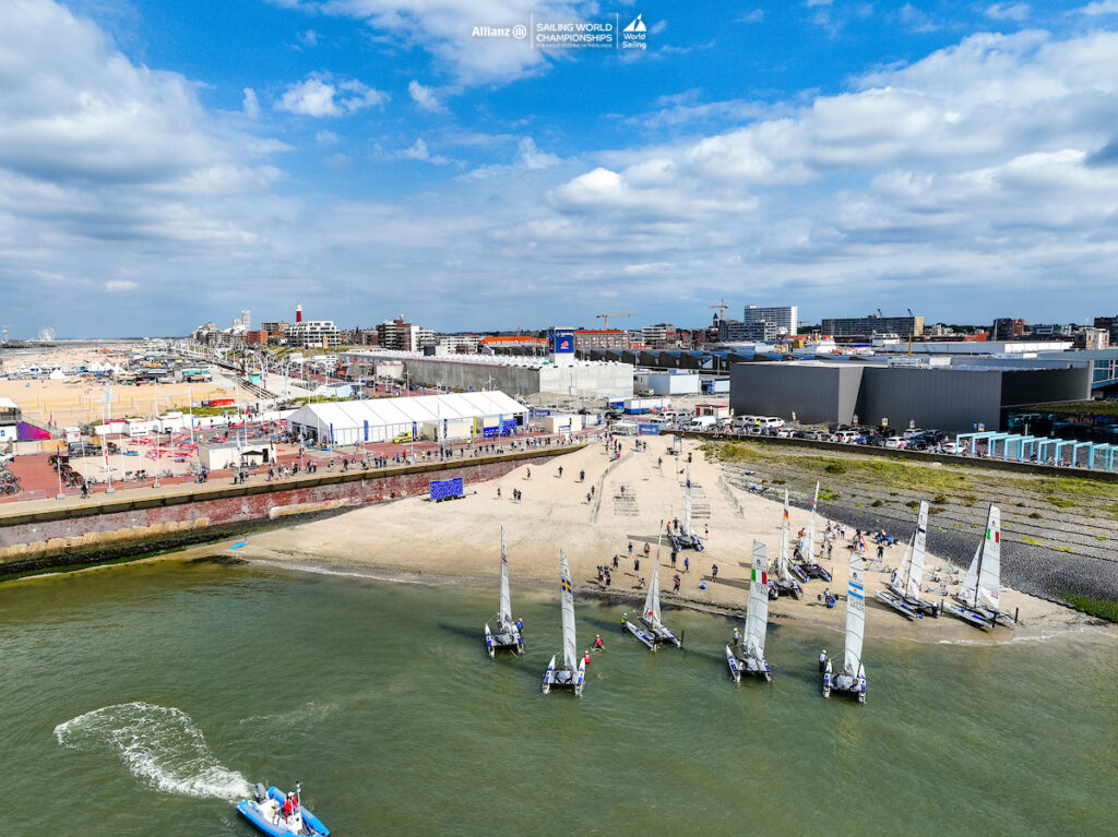 WM-Schauplatz Scheveningen. Foto: Sailing Energy / World Sailing