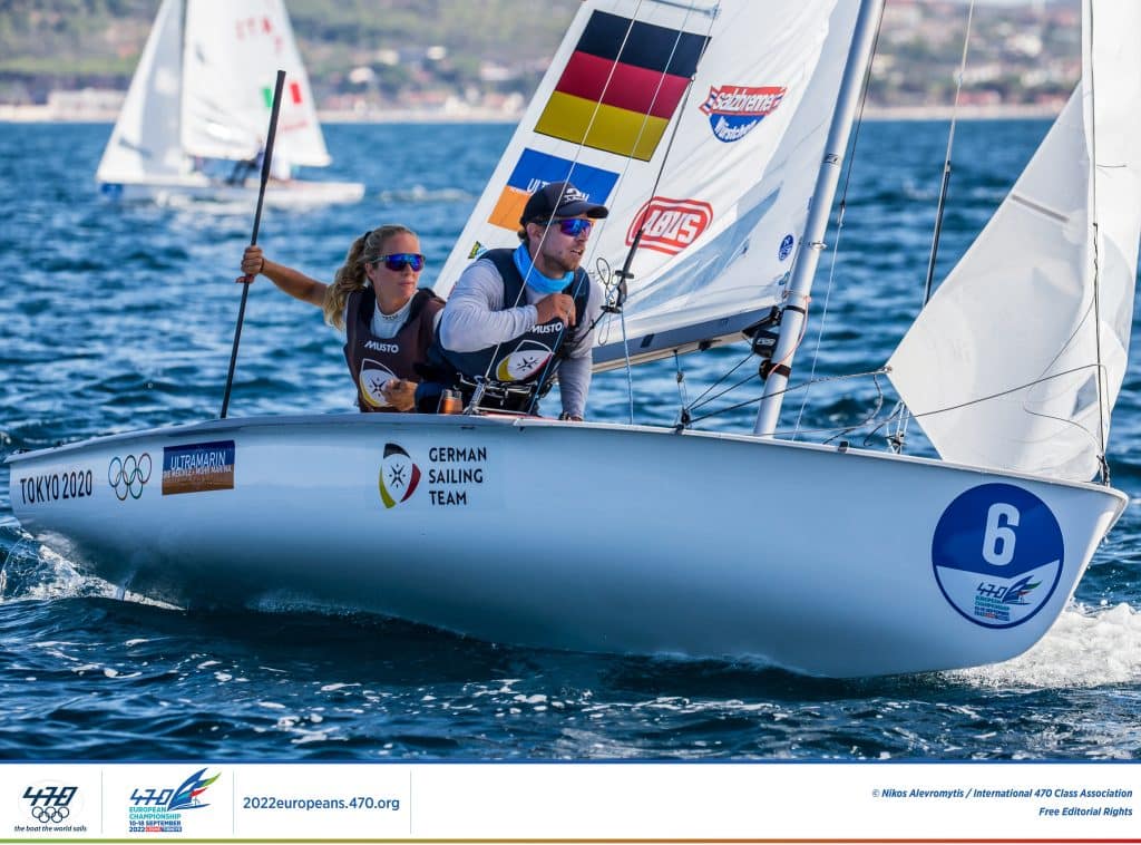 Luise Wanser und Philipp Autenrieth bewegen sich beständig in den Top 10 und sind aktuell Dritte. Foto: alenphoto.gr