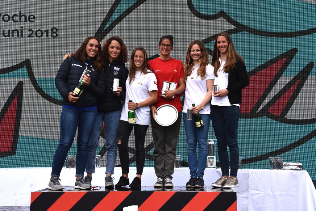 Nadine Böhm und Ann-Christin Goliaß führten die Wertung zwei Tage an und kämpften sich im Medal Race zurück aufs Podium. 