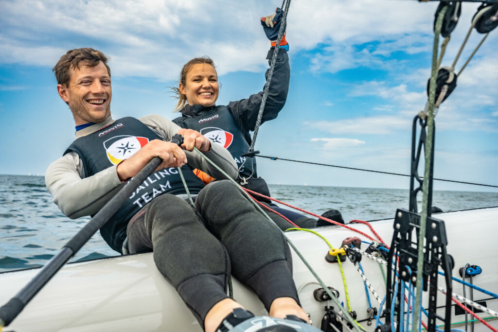 Malte und Anastasiya Winkel. Foto: DSV/Lars Wehrmann