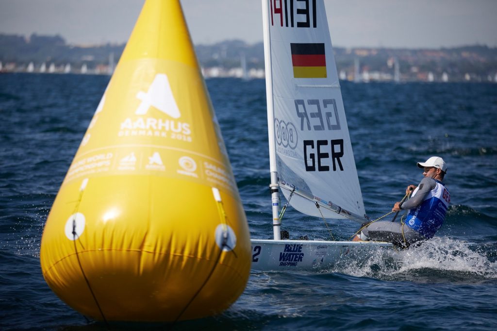 Philipp Buhl ist wieder dran an der Laser-Konkurrenz. Foto: Felix Diemer