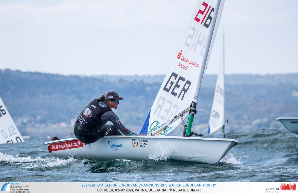 Hannah Anderssohn bei der Laser-EM in Varna 