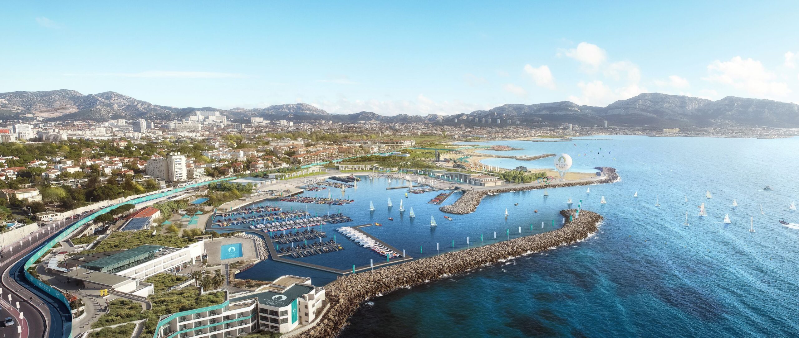 Olympiahafen Paris 2024 in Marseille