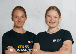 Portrait des 49er FX Teams Marla Bergmann & Hanna Wille