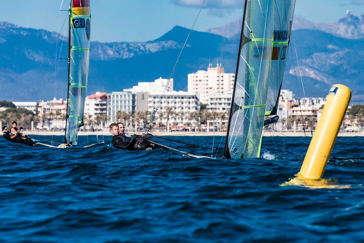 Max Stingele und Linov Scheel, hier beim Frühjahrstraining vor Mallorca. Foto: Lars Wehrmann