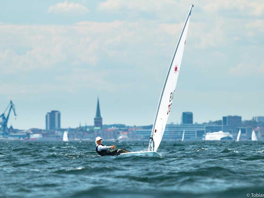 Svenja Weger beim Training vor Aarhus. Foto: Tobias Krüger