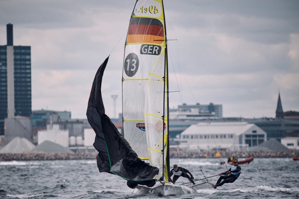 Tim Fischer und Fabian Graf mischen vor Aarhus die 49er-Weltspitze auf. Foto: Felix Diemer 